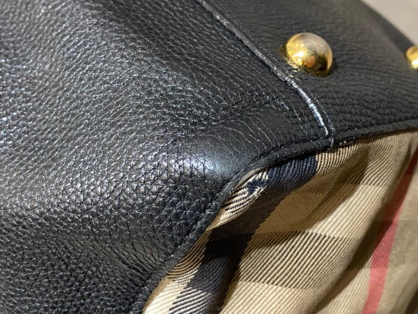 Burberry Black Haymarket Shoulder Bag-handbag-Burberry-The Closet Egypt