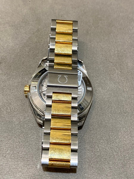 Omega ST.ST Yellow Gold Aqua Terra Master Co-Axial Watch-Watch-Omega-The Closet Egypt