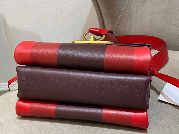 Valentino Red V Ring Shoulder Bag-handbag-Valentino-The Closet Egypt