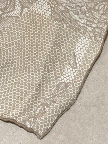 Valentino Beige Square Scarf-Scarf-Valentino-The Closet Egypt