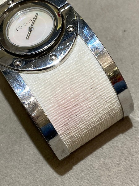 Gucci White Twirl Women's Watch-Watch-Gucci-The Closet Egypt