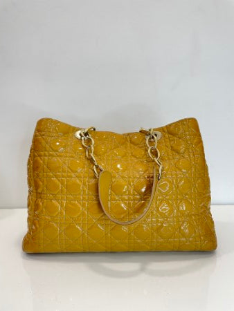 Christian Dior Yellow Lady Dior Bag-handbag-Christian Dior-The Closet Egypt