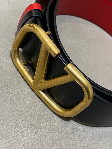 Valentino Bicolor Reversible Belt 34-Belt-Valentino-The Closet Egypt