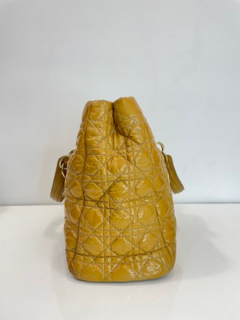 Christian Dior Yellow Lady Dior Bag-handbag-Christian Dior-The Closet Egypt