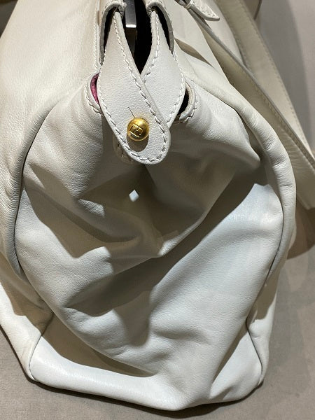 Fendi Cream Peekaboo Bag-handbag-Fendi-The Closet Egypt