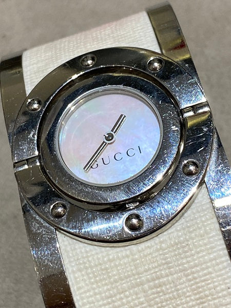 Gucci White Twirl Women's Watch-Watch-Gucci-The Closet Egypt