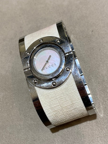 Gucci White Twirl Women's Watch-Watch-Gucci-The Closet Egypt