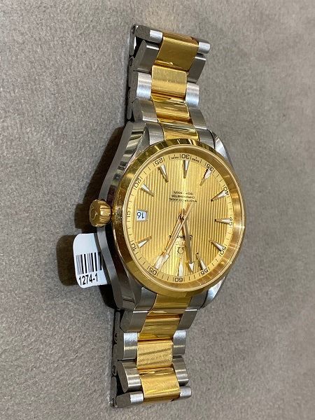 Omega ST.ST Yellow Gold Aqua Terra Master Co-Axial Watch-Watch-Omega-The Closet Egypt