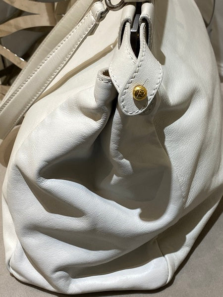 Fendi Cream Peekaboo Bag-handbag-Fendi-The Closet Egypt