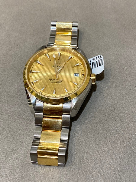 Omega ST.ST Yellow Gold Aqua Terra Master Co-Axial Watch-Watch-Omega-The Closet Egypt