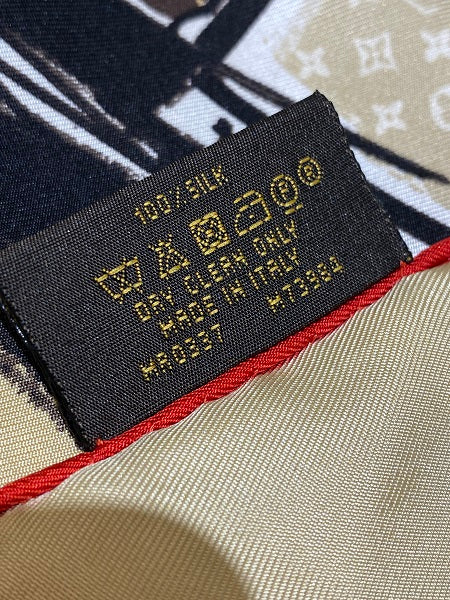 Louis Vuitton Bicolor Monogram Square Scarf-Scarf-Louis Vuitton-The Closet Egypt