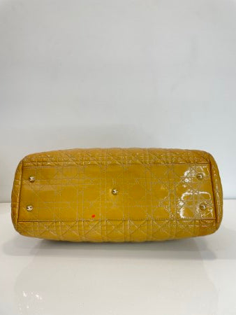 Christian Dior Yellow Lady Dior Bag-handbag-Christian Dior-The Closet Egypt