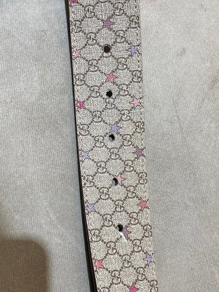 Gucci Multicolor GG Monogram Supreme Star Print Belt 38-Belt-Gucci-The Closet Egypt