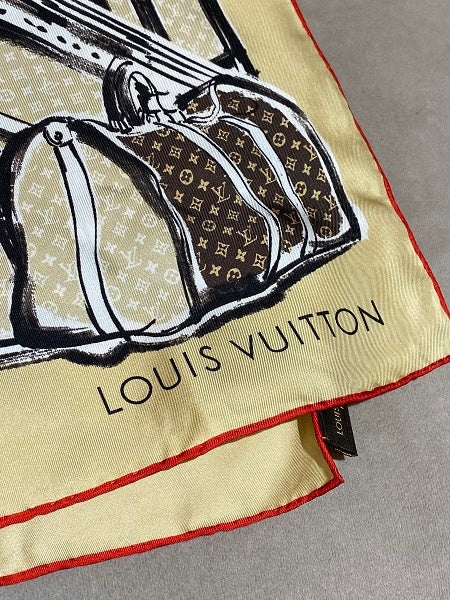 Louis Vuitton Bicolor Monogram Square Scarf-Scarf-Louis Vuitton-The Closet Egypt