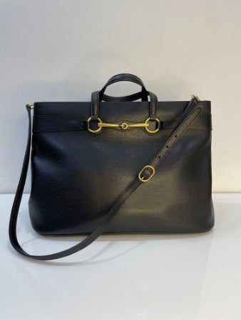 Gucci Black Horsebit Top Handle Bag-handbag-Gucci-The Closet Egypt
