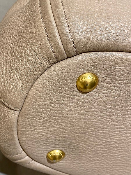 Prada Beige Vitello Daino Bag-handbag-Prada-The Closet Egypt