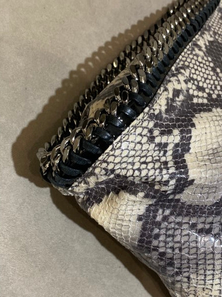 Stella McCartney Bicolor Eco Python Falabella Tote Bag-handbag-Stella Mccartney-The Closet Egypt