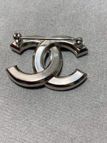 Chanel Silver Crystal Brooch-Brooch-Chanel-The Closet Egypt