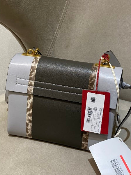 Valentino Bicolor V Ring Shoulder Bag-handbag-Valentino-The Closet Egypt