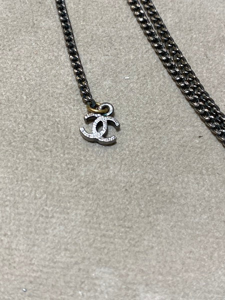 Chanel Silver CC Necklace-Necklaces-Chanel-The Closet Egypt