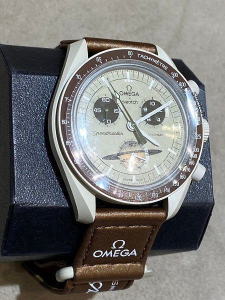 Omega Bicolor Bioceramic Moonswatch Mission To Saturn Watch-Watch-Omega-The Closet Egypt