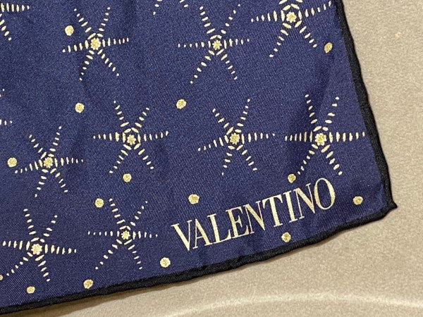 Valentino Navy Blue Scarf-Scarf-Valentino-The Closet Egypt