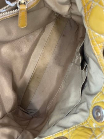 Christian Dior Yellow Lady Dior Bag-handbag-Christian Dior-The Closet Egypt
