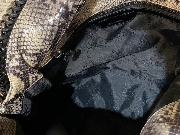 Stella McCartney Bicolor Eco Python Falabella Tote Bag-handbag-Stella Mccartney-The Closet Egypt