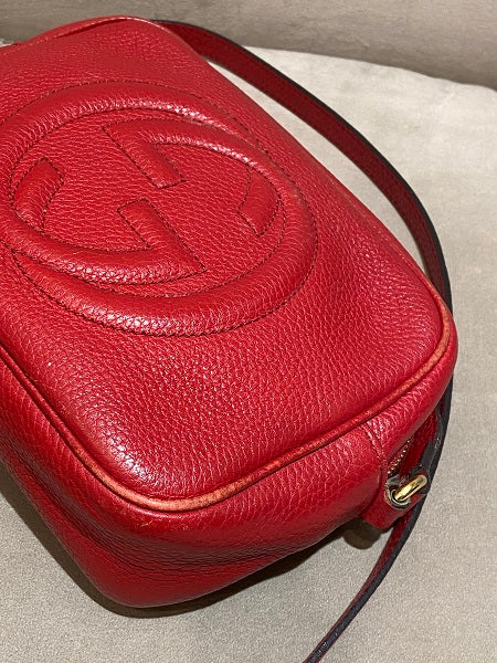 Gucci Red Soho Crossbody Bag-handbag-Gucci-The Closet Egypt