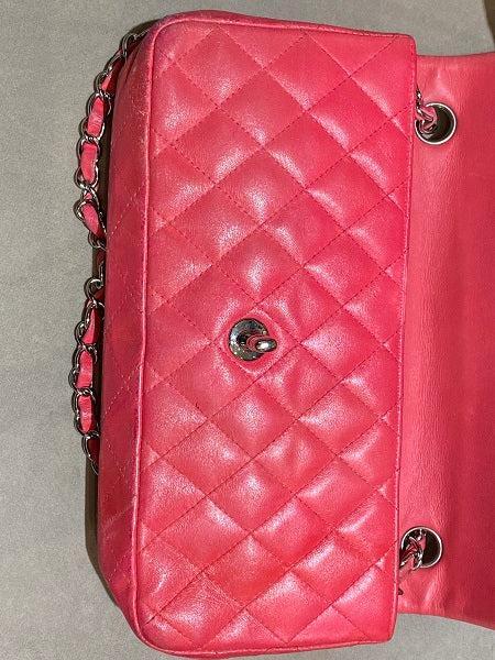 Chanel Fuchsia Classic Flap Bag-handbag-Chanel-The Closet Egypt