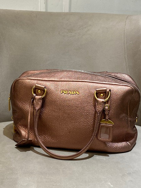 Prada Metallic Rose Tote Bag-handbag-Prada-The Closet Egypt