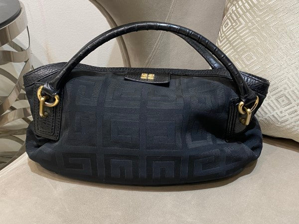Givenchy Black Monogram Satchel Bag-handbag-Givenchy-The Closet Egypt