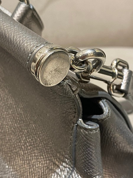 Dolce & Gabbana Silver Sicily Medium Bag-handbag-Dolce & Gabbana-The Closet Egypt