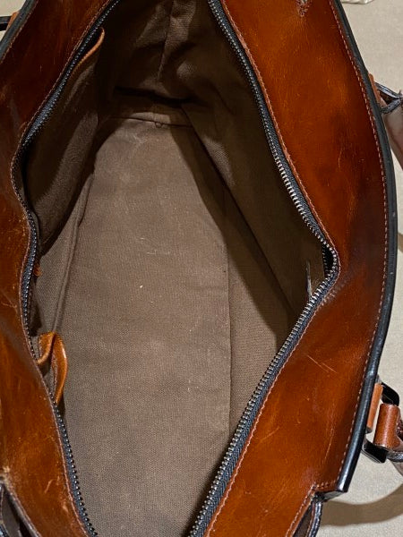 Burberry Camel House Check Bridle Satchel Bag-handbag-Burberry-The Closet Egypt