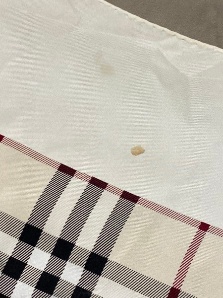 Burberry Bicolor Haymarket Square Silk Scarf-Scarf-Burberry-The Closet Egypt