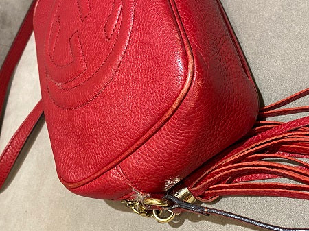 Gucci Red Soho Crossbody Bag-handbag-Gucci-The Closet Egypt