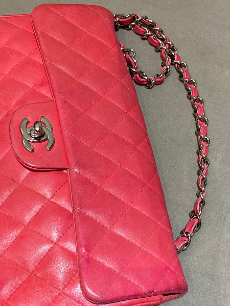 Chanel Fuchsia Classic Flap Bag-handbag-Chanel-The Closet Egypt