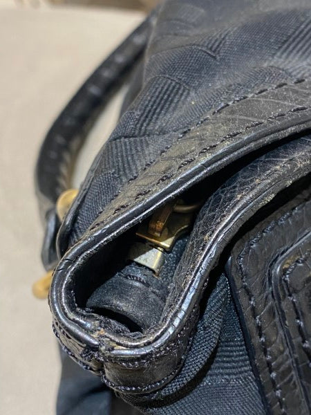 Givenchy Black Monogram Satchel Bag-handbag-Givenchy-The Closet Egypt