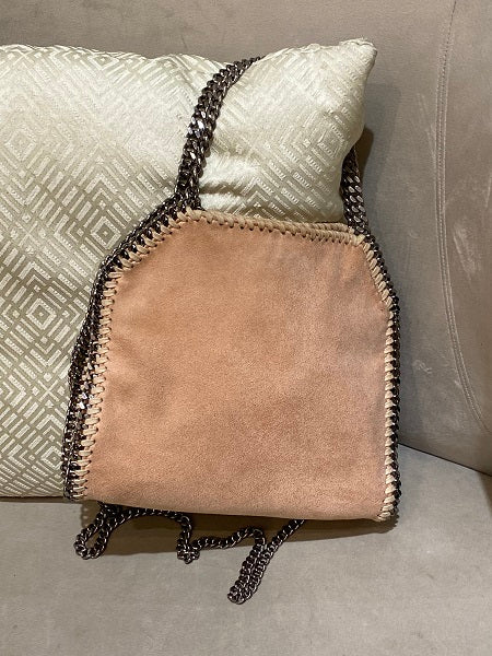 Stella Mccartney Powder Pink Falabella Crossbody Small Bag-handbag-Stella Mccartney-The Closet Egypt