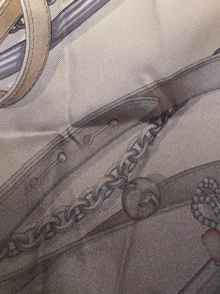 Gucci Multicolor Square Scarf with Chain-Scarf-Gucci-The Closet Egypt