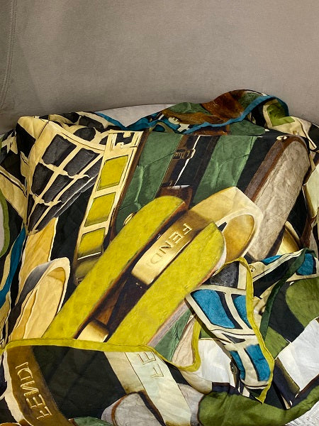 Fendi Multicolor Scarf-Scarf-Fendi-The Closet Egypt