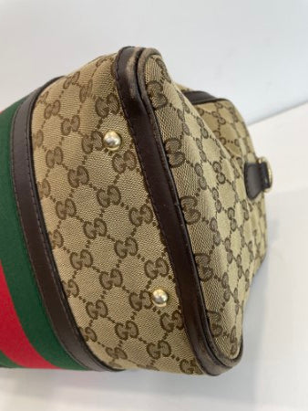 Gucci Tricolor GG Vintage Web Boston Bag-handbag-Gucci-The Closet Egypt