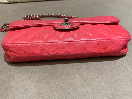 Chanel Fuchsia Classic Flap Bag-handbag-Chanel-The Closet Egypt