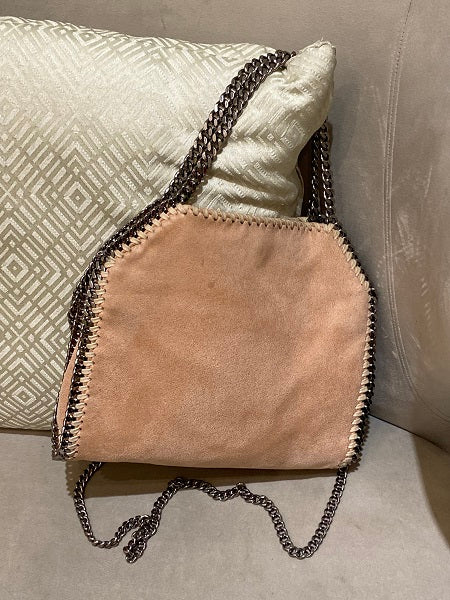 Stella Mccartney Powder Pink Falabella Crossbody Small Bag-handbag-Stella Mccartney-The Closet Egypt