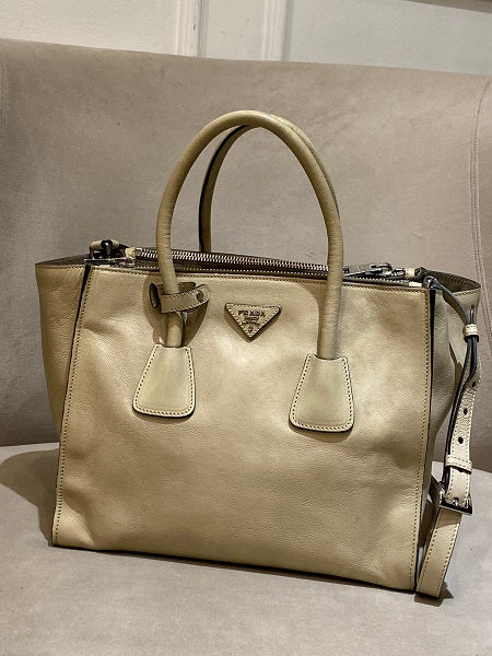 Prada Grey Shoulder Bag-handbag-Prada-The Closet Egypt