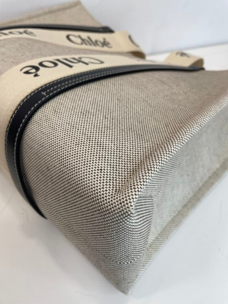 Chloe Bicolor Tote Woody Large Bag-handbag-Chloe-The Closet Egypt