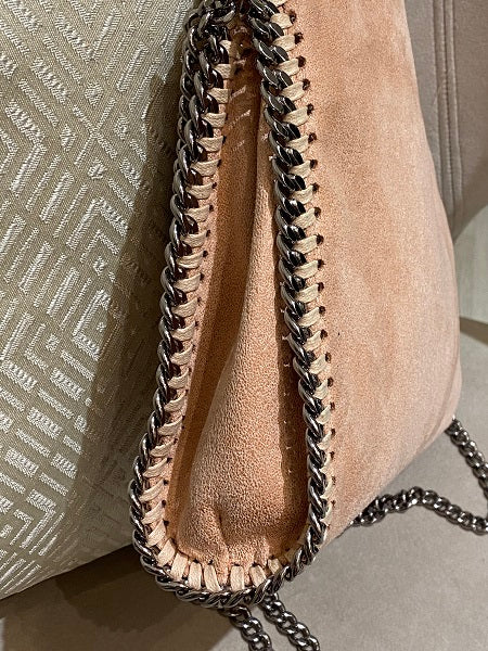 Stella Mccartney Powder Pink Falabella Crossbody Small Bag-handbag-Stella Mccartney-The Closet Egypt