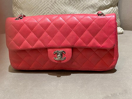 Chanel Fuchsia Classic Flap Bag-handbag-Chanel-The Closet Egypt