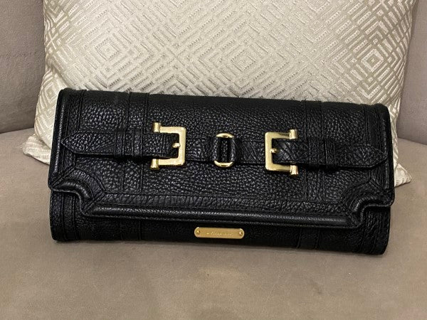 Burberry Black Clutch-Clutch-Burberry-The Closet Egypt