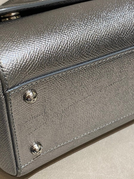 Dolce & Gabbana Silver Sicily Medium Bag-handbag-Dolce & Gabbana-The Closet Egypt